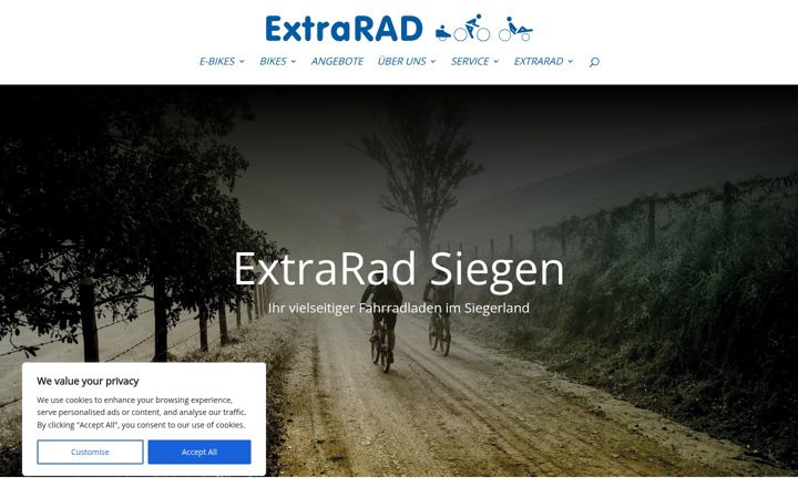 Screenshot of extrarad-siegen.de