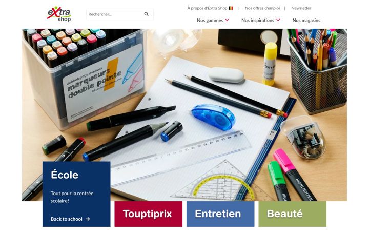 Screenshot di extrashop.be