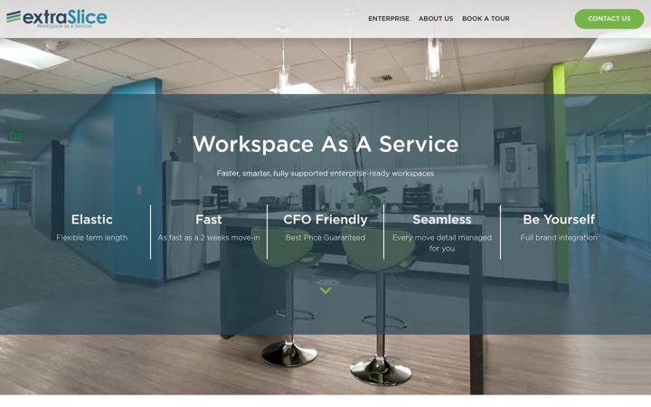Screenshot of extraslice.com