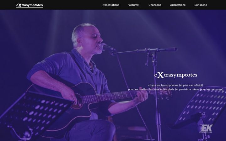 Screenshot of extrasymptotes.com