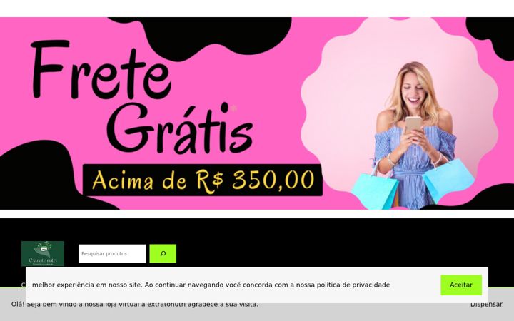 Screenshot of extratonutri.com.br