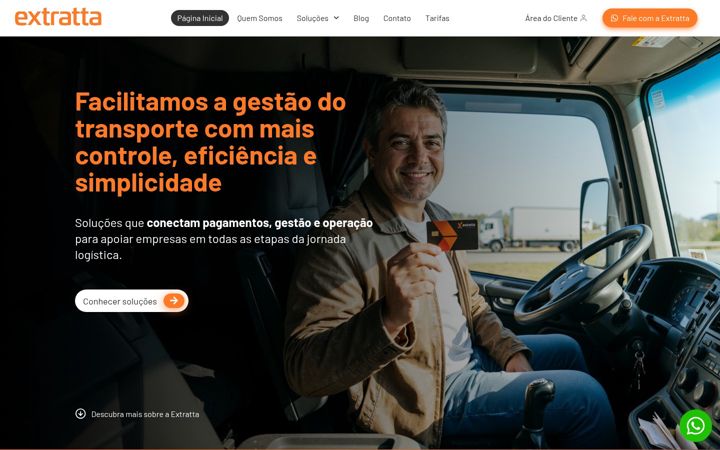 Screenshot ta' extratta.com.br