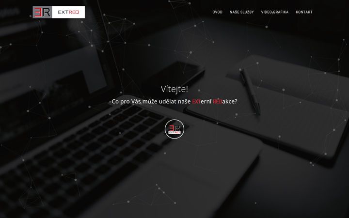 Screenshot of extred.cz
