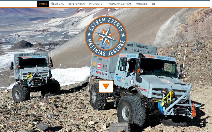 Screenshot of extrem-events.com