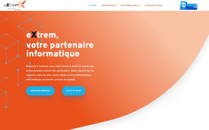 Screenshot of extrem.fr