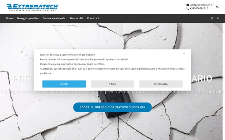 Screenshot of extrematech.it