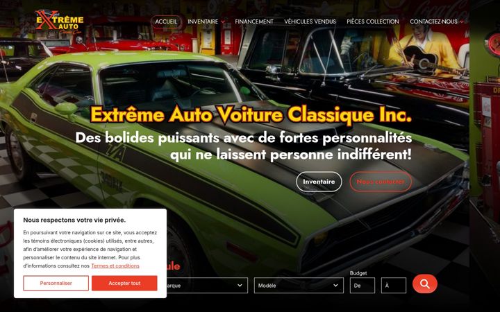 Screenshot of extremeauto.ca