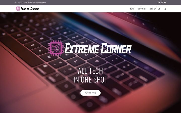 Screenshot of extremecorner.gr