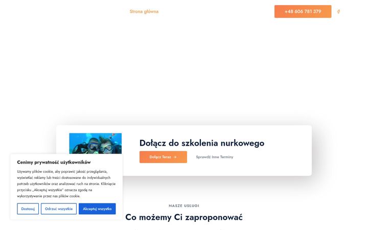 Screenshot of extremediving.eu