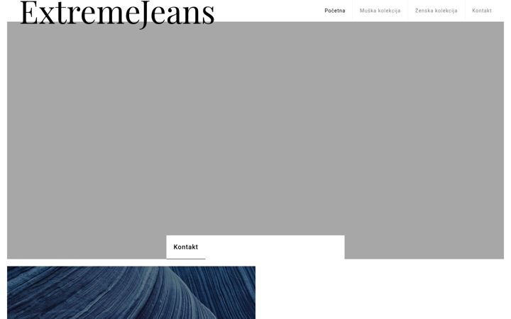 Screenshot of extremejeans-beograd.rs