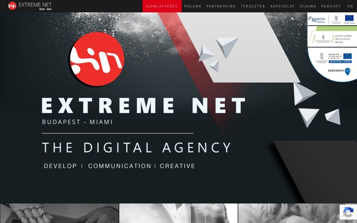 Screenshot of extremenet.hu