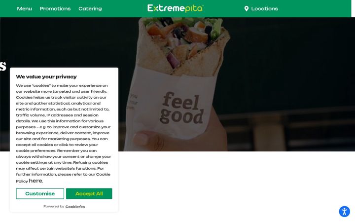 Screenshot of extremepitaus.com
