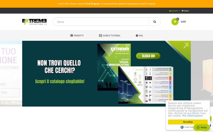 Screenshot of extremeprinting.it