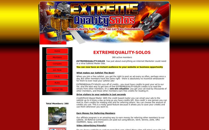 Screenshot of extremequality-solos.com