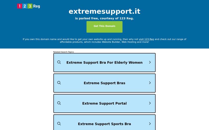 Screenshot of extremesupport.it
