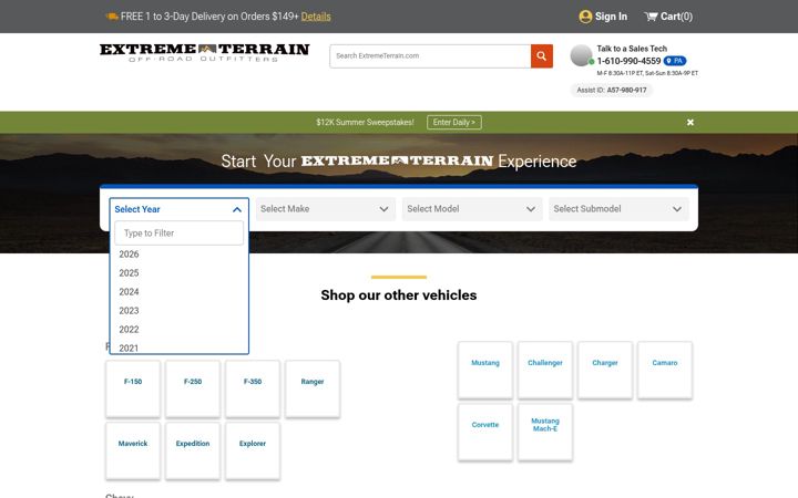 Ekrano kopija extremeterrain.com