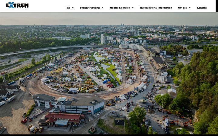 Screenshot of extremevents.se