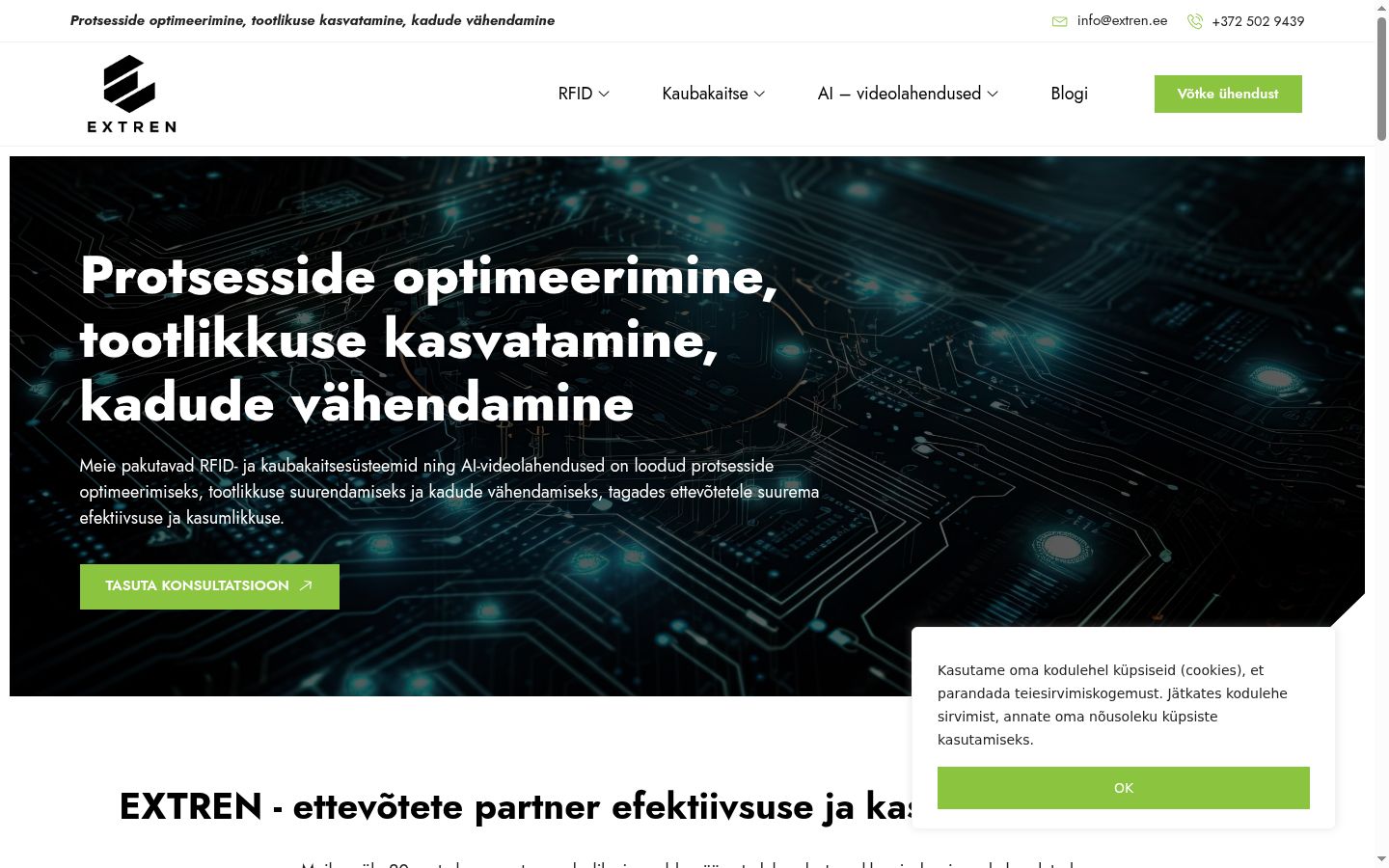 Zrzut ekranu banera zgody wyświetlanego przed jakąkolwiek interakcją