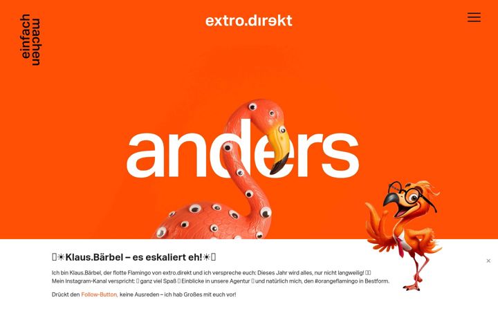 Zrzut ekranu extrodirekt.de