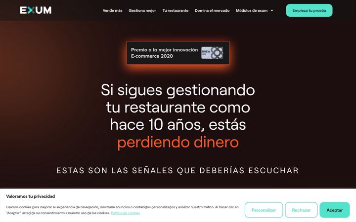 Screenshot του exum.es