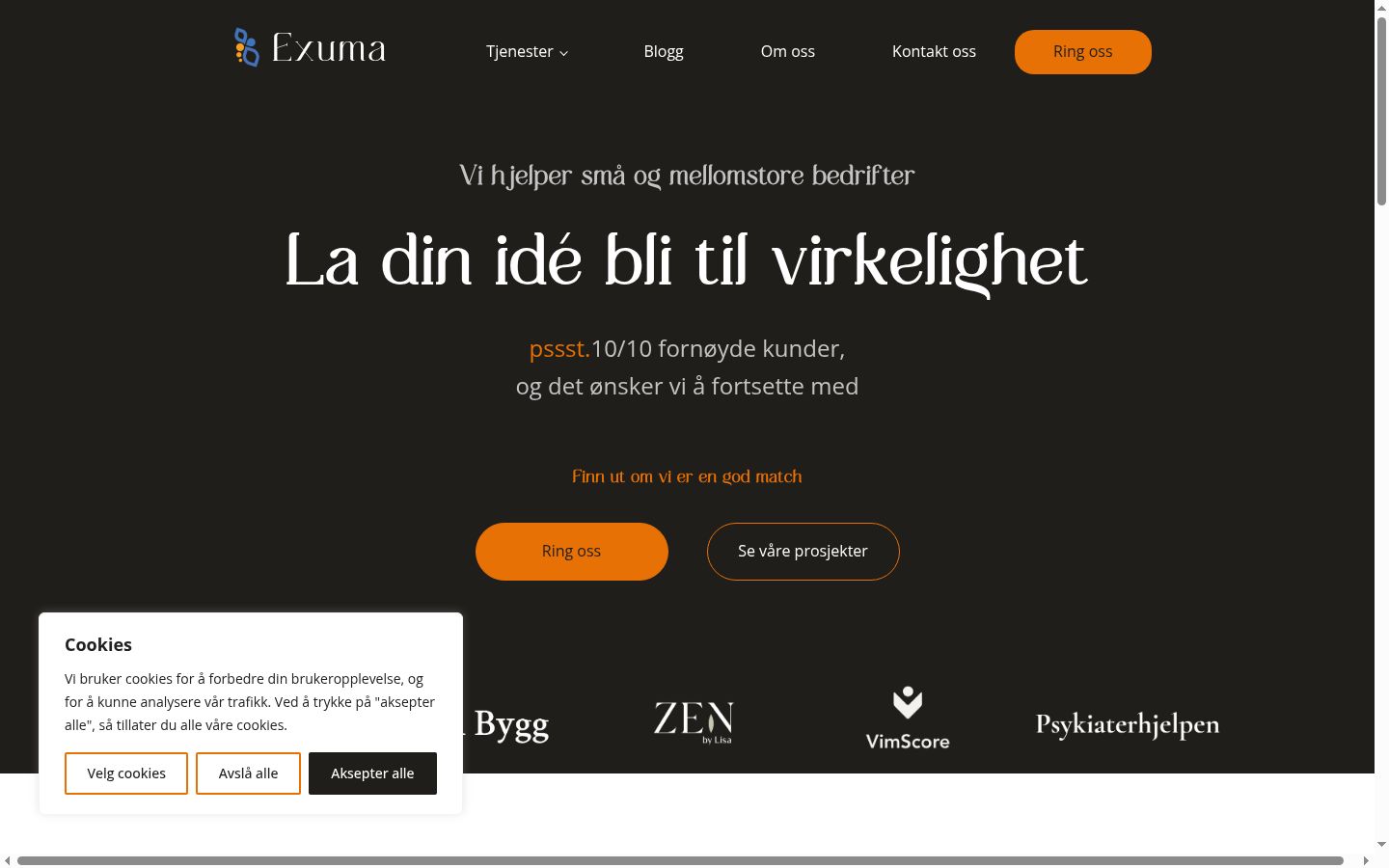 Sutikimo reklamjuostės, rodytos prieš bet kokią sąveiką, ekrano kopija