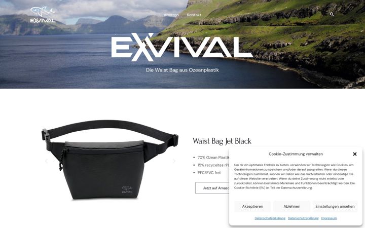 Screenshot of exvival.com