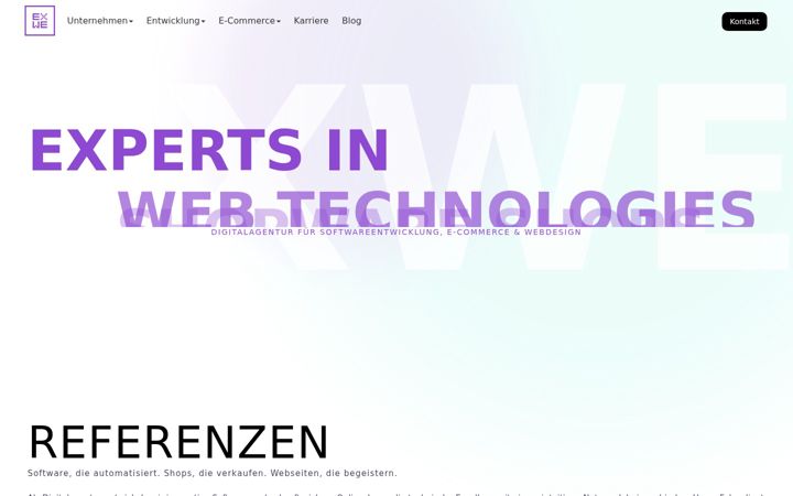Screenshot of exwe.de