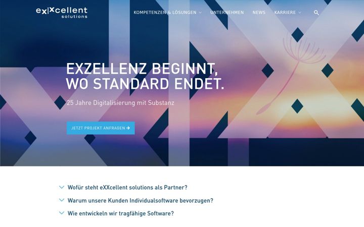 Screenshot of exxcellent.de