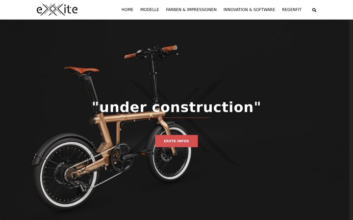 Screenshot of exxite-bike.de