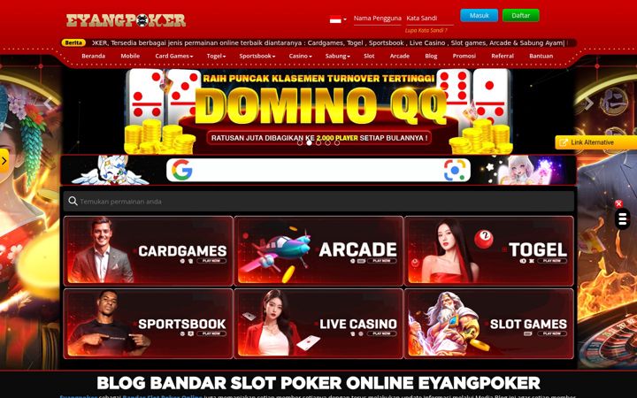 Screenshot of eyanguess.com