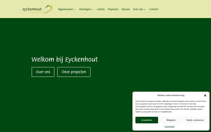 Screenshot of eyckenhout.nl
