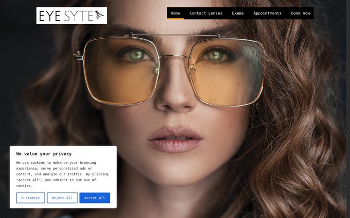 Screenshot of eye-syte.co.uk