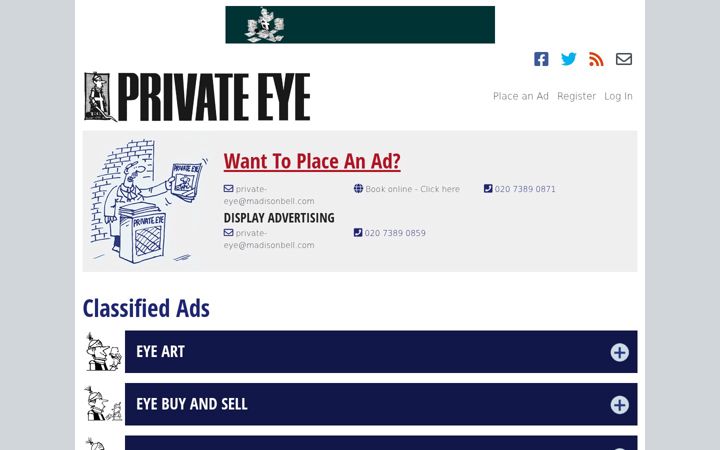 Skærmbillede af eyeads.co.uk