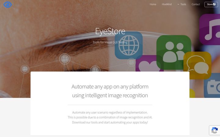 Screenshot of eyeautomate.com