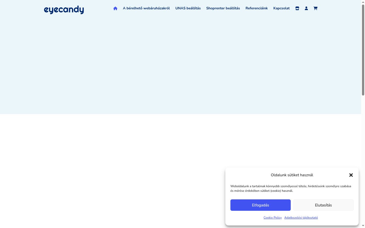 Screenshot des Einwilligungsbanners vor jeglicher Interaktion