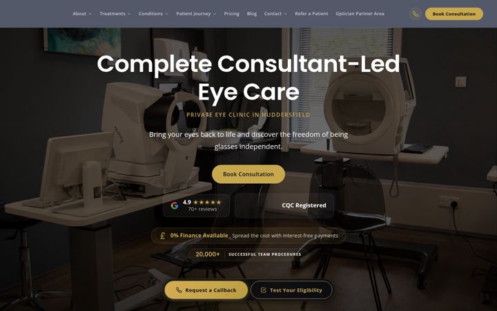 Screenshot of eyedoctor.co.uk