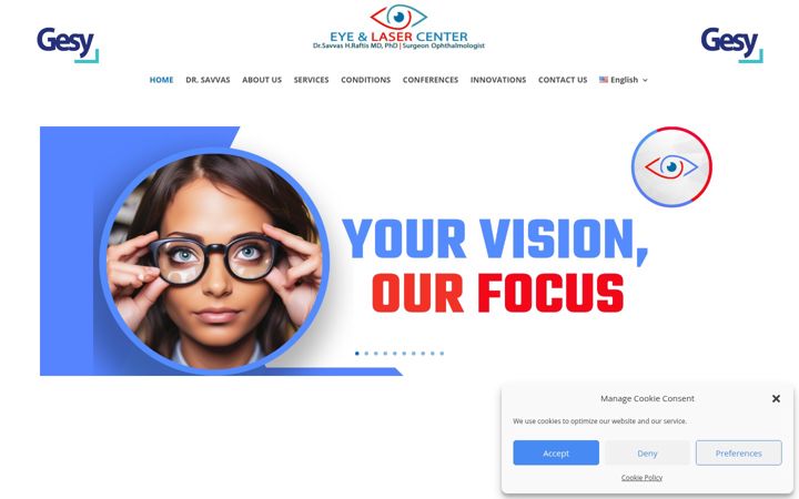 Screenshot of eyedoctorcyprus.com