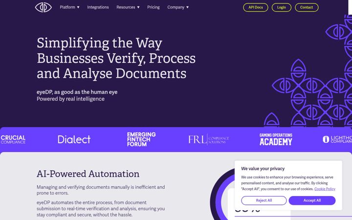 Screenshot of eyedp.com