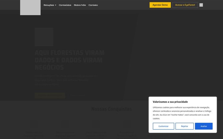 Screenshot ta' eyeforest.com.br