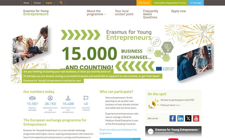 Screenshot of eyeglobal.eu