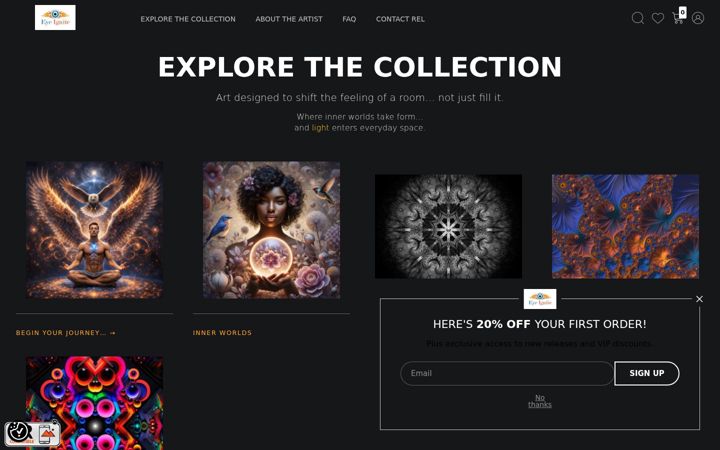 Screenshot of eyeignite.com
