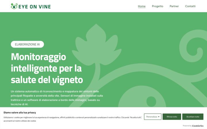 Screenshot of eyeonvine.it