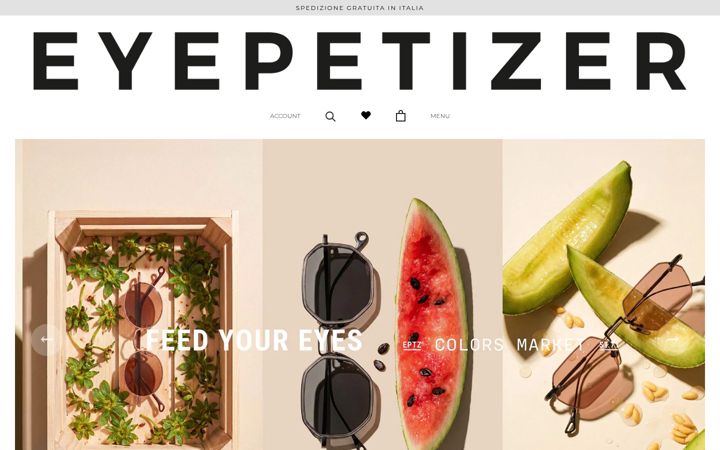 Screenshot του eyepetizer.it