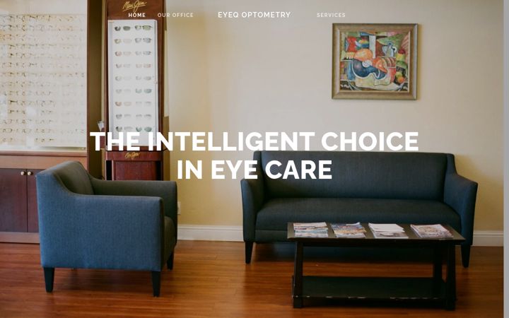 Screenshot of eyeqoptometry.com