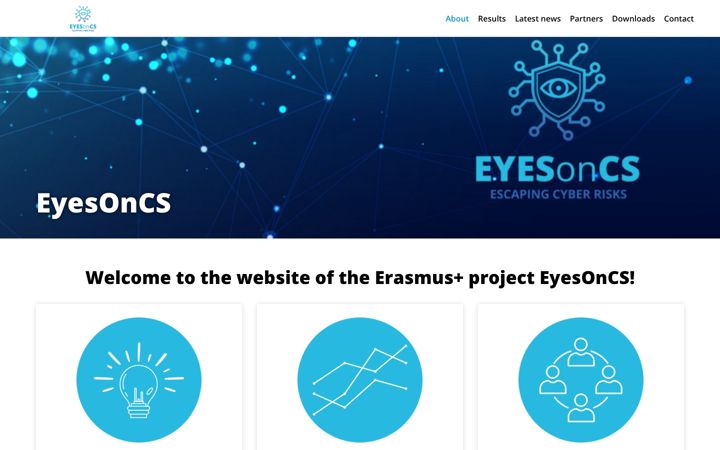 Screenshot of eyesoncs.eu