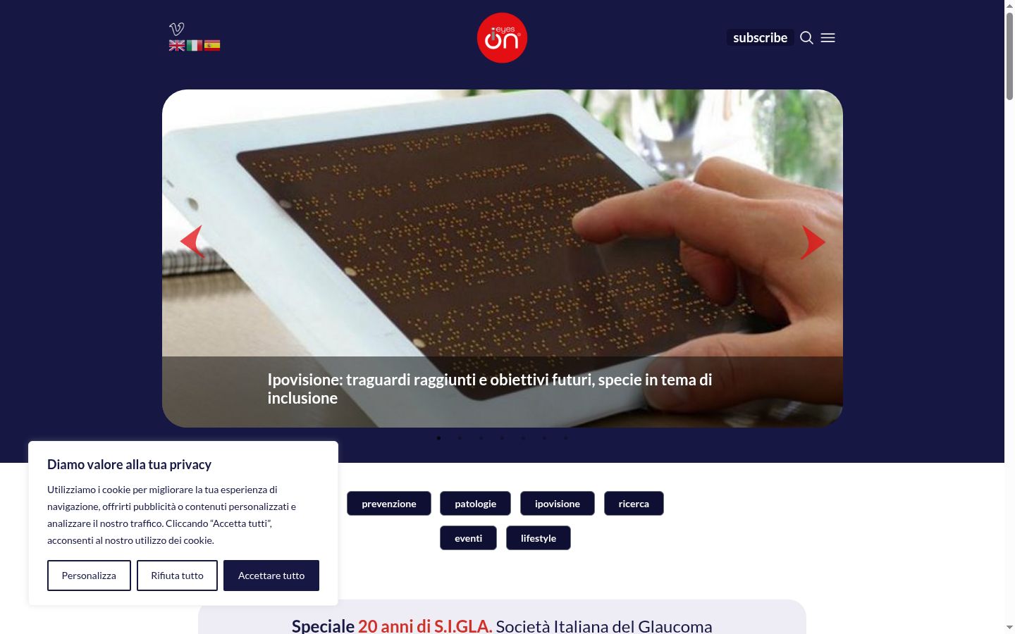 Sutikimo reklamjuostės, rodytos prieš bet kokią sąveiką, ekrano kopija