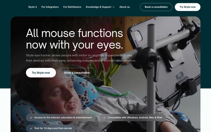 Screenshot of eyev.de