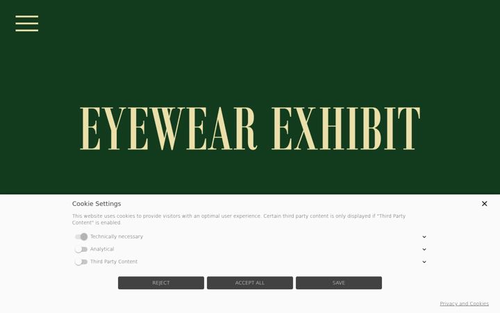 Screenshot of eyewearexhibit.com