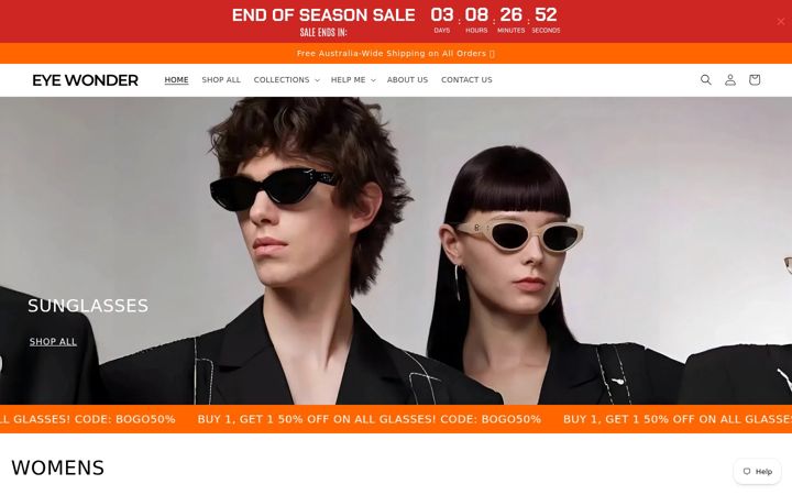 Snímek obrazovky eyewonder.com.au