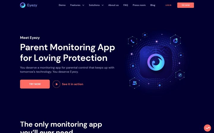 Screenshot of eyezy.com